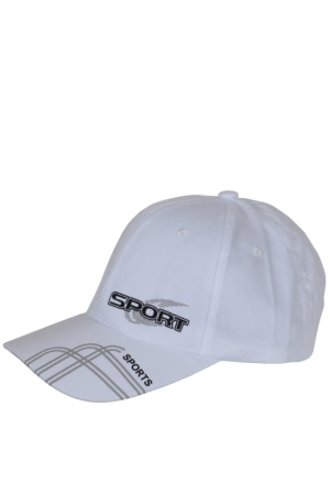 Beyaz Renk Şapka Spor Basic Kep Snapback RAR00849