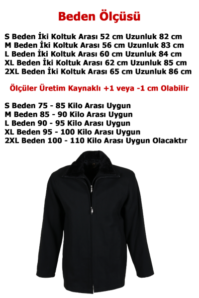 Erkek Çift Yaka Yakası Kürklü Siyah Kaşe Kaban RAR01271 Erkek Çift Yaka Yakası Kürklü Siyah Kaşe Kaban RAR01271