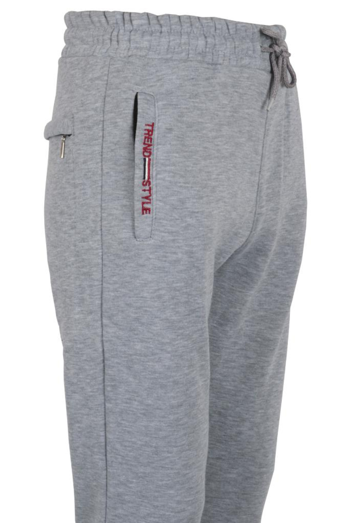 Erkek Eşofman Altı Pamuklu Dar Kesim Gri RAR01082 Erkek Eşofman Altı Pamuklu Dar Kesim Gri RAR01082