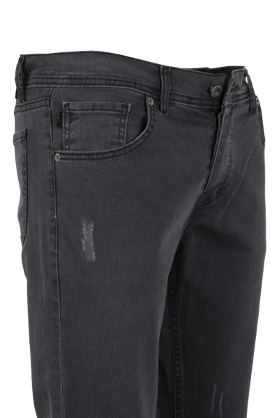 Erkek Gri Kot Pantolon Dar Kesim Likralı RAR01333