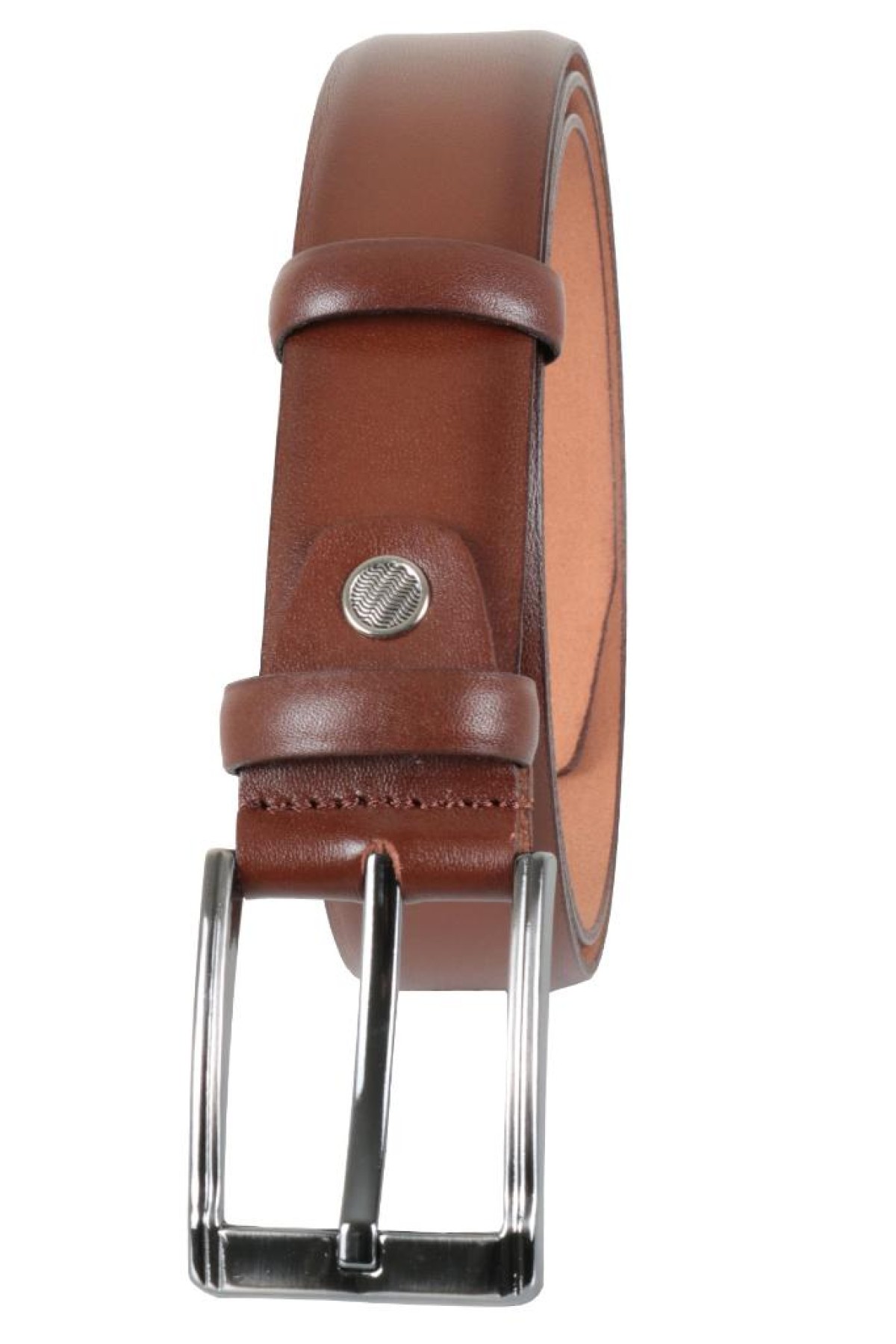 Erkek Hakiki Deri Kemer Taba Renk RAR01448