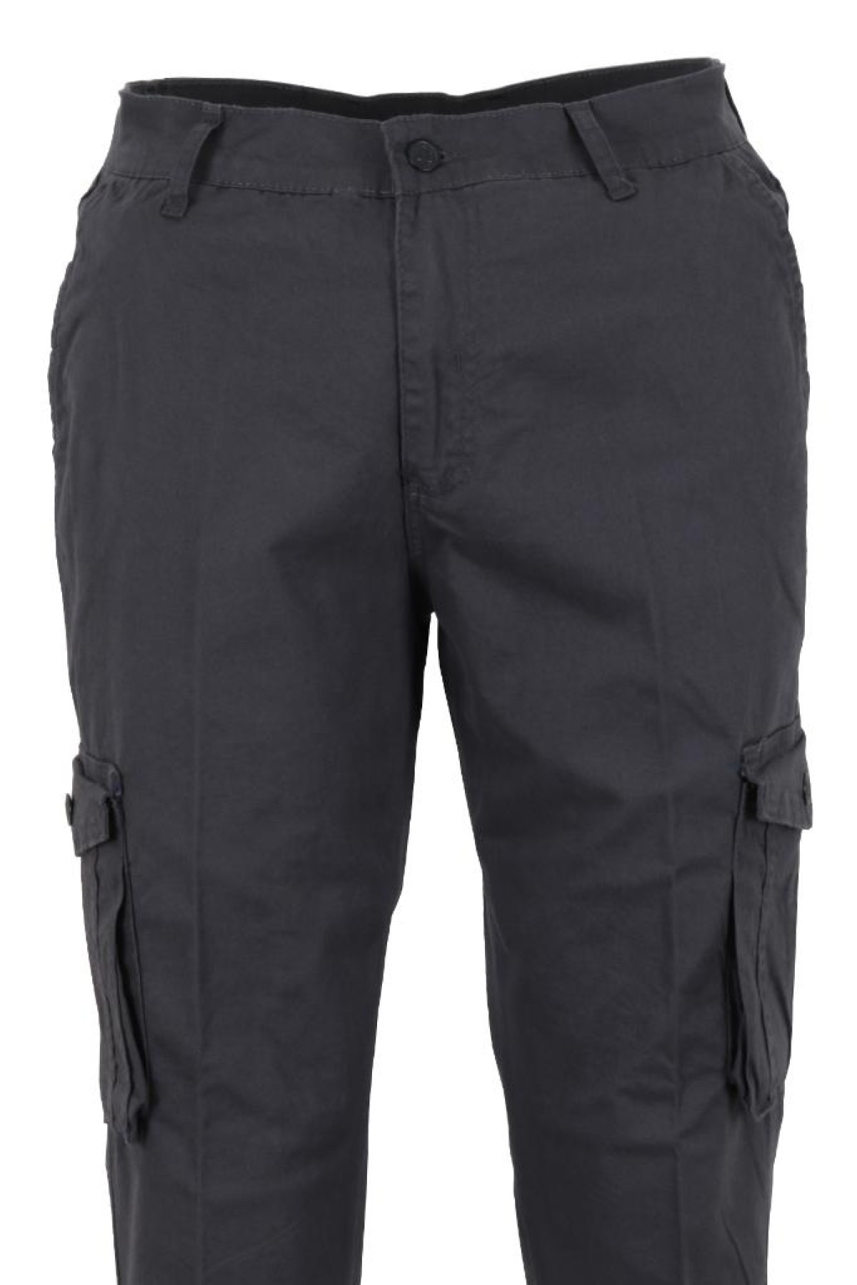 Erkek Keten Kargo Pantolon Füme Renk RAR01443 Erkek Keten Kargo Pantolon Füme Renk RAR01443