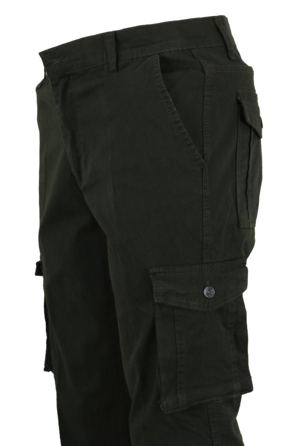 Erkek Keten Kargo Pantolon Haki Renk RAR01440 Erkek Keten Kargo Pantolon Haki Renk RAR01440