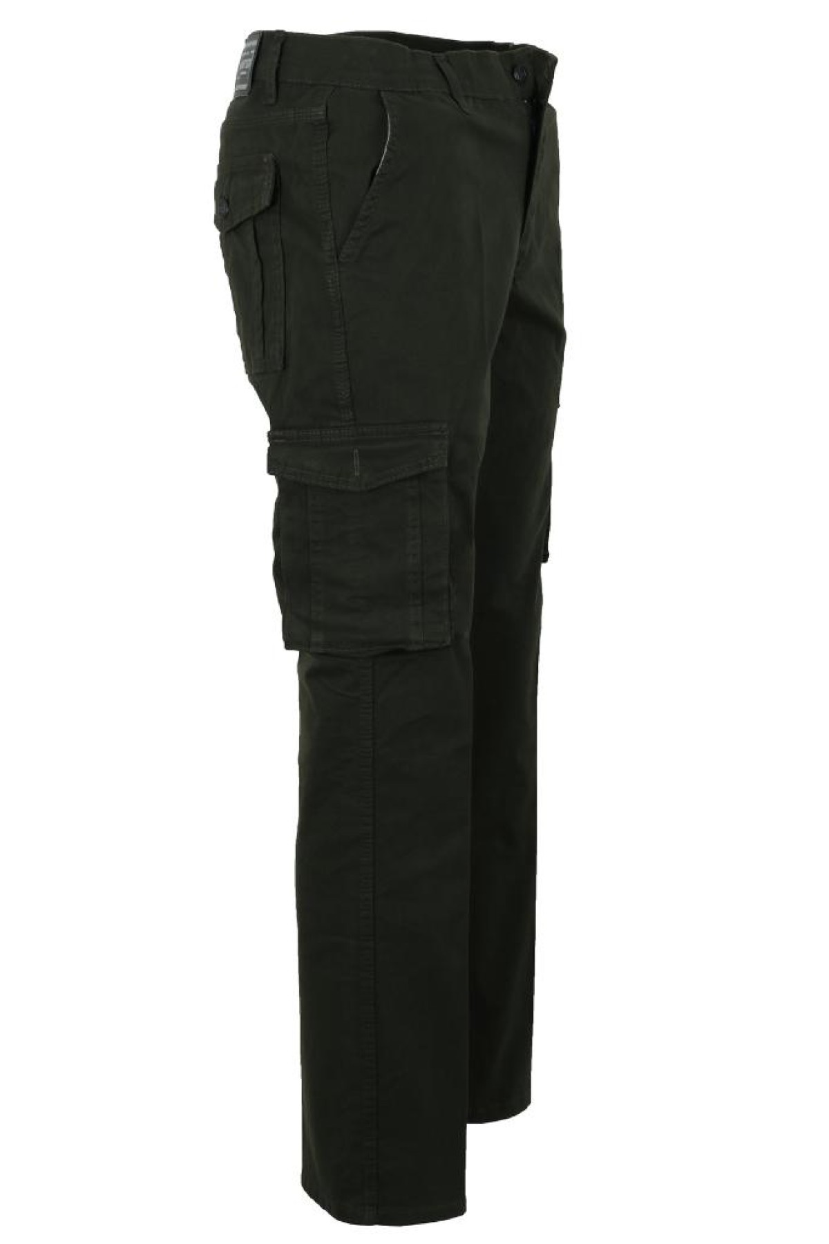 Erkek Keten Kargo Pantolon Haki Renk RAR01440 Erkek Keten Kargo Pantolon Haki Renk RAR01440