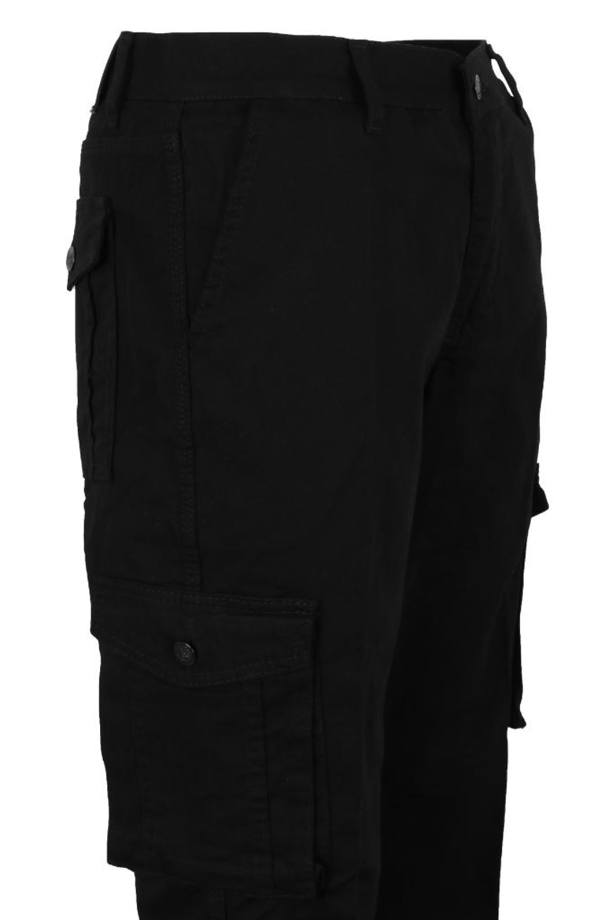 Erkek Keten Kargo Pantolon Siyah Renk RAR01442 Erkek Keten Kargo Pantolon Siyah Renk RAR01442