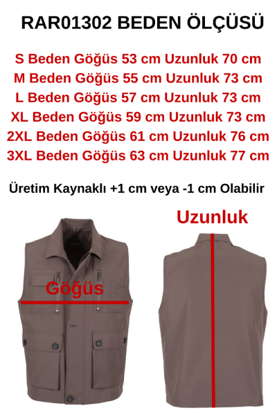 Osso Erkek Keten Yelek Normal Kesim Yakalı RAR01302