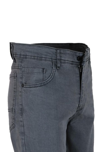 Erkek Gri Kot Pantolon Normal Kesim RAR01475