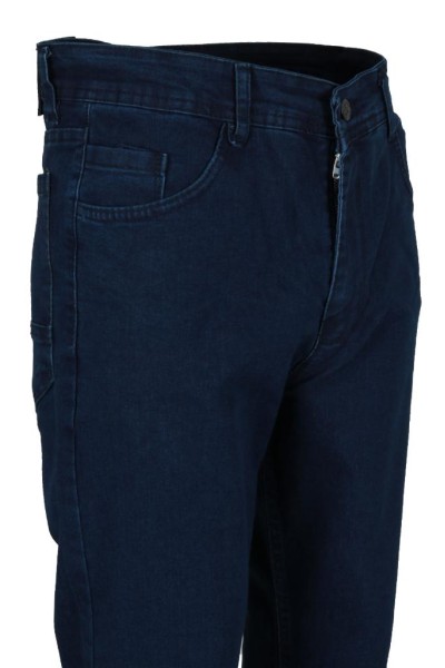 Erkek Lacivert Kot Pantolon Normal Kesim RAR01472 Erkek Lacivert Kot Pantolon Normal Kesim RAR01472