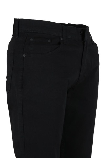 Erkek Kot Pantolon Normal Kesim Siyah Renk RAR01438 Erkek Kot Pantolon Normal Kesim Siyah Renk RAR01438