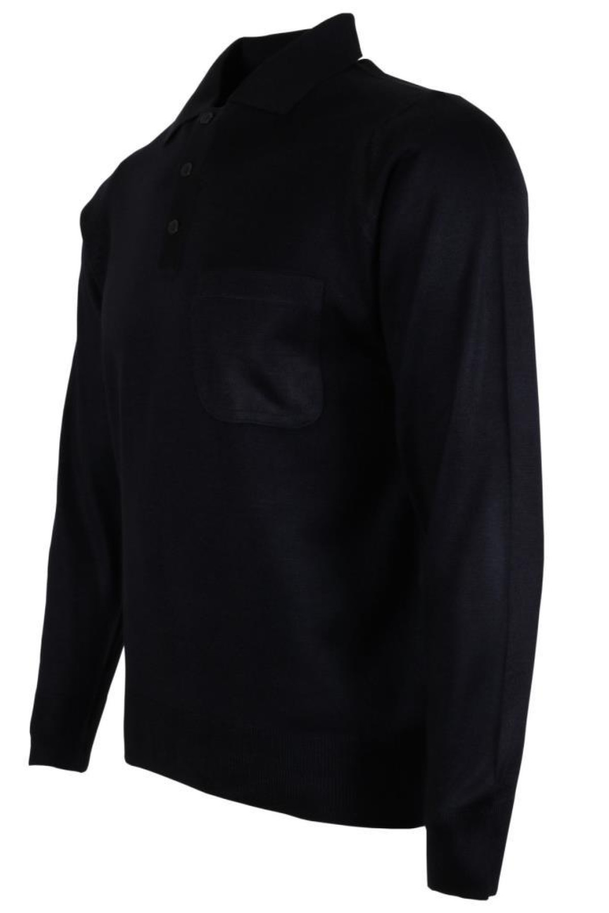 Erkek Lacivert Kazak Polo Yaka Yünlü Klasik Normal Kesim RAR00647 Erkek Lacivert Kazak Polo Yaka Yünlü Klasik Normal Kesim RAR00647