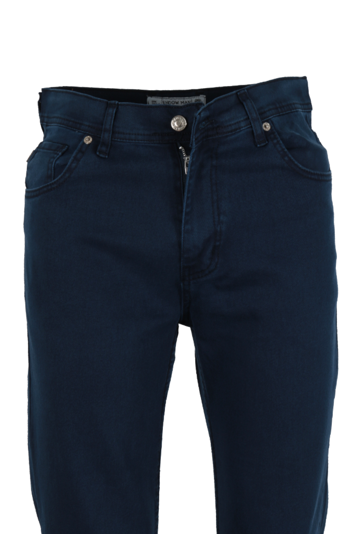 Erkek Lacivert Kot Pantolon Regular Likralı RAR01336 Erkek Lacivert Kot Pantolon Regular Likralı RAR01336