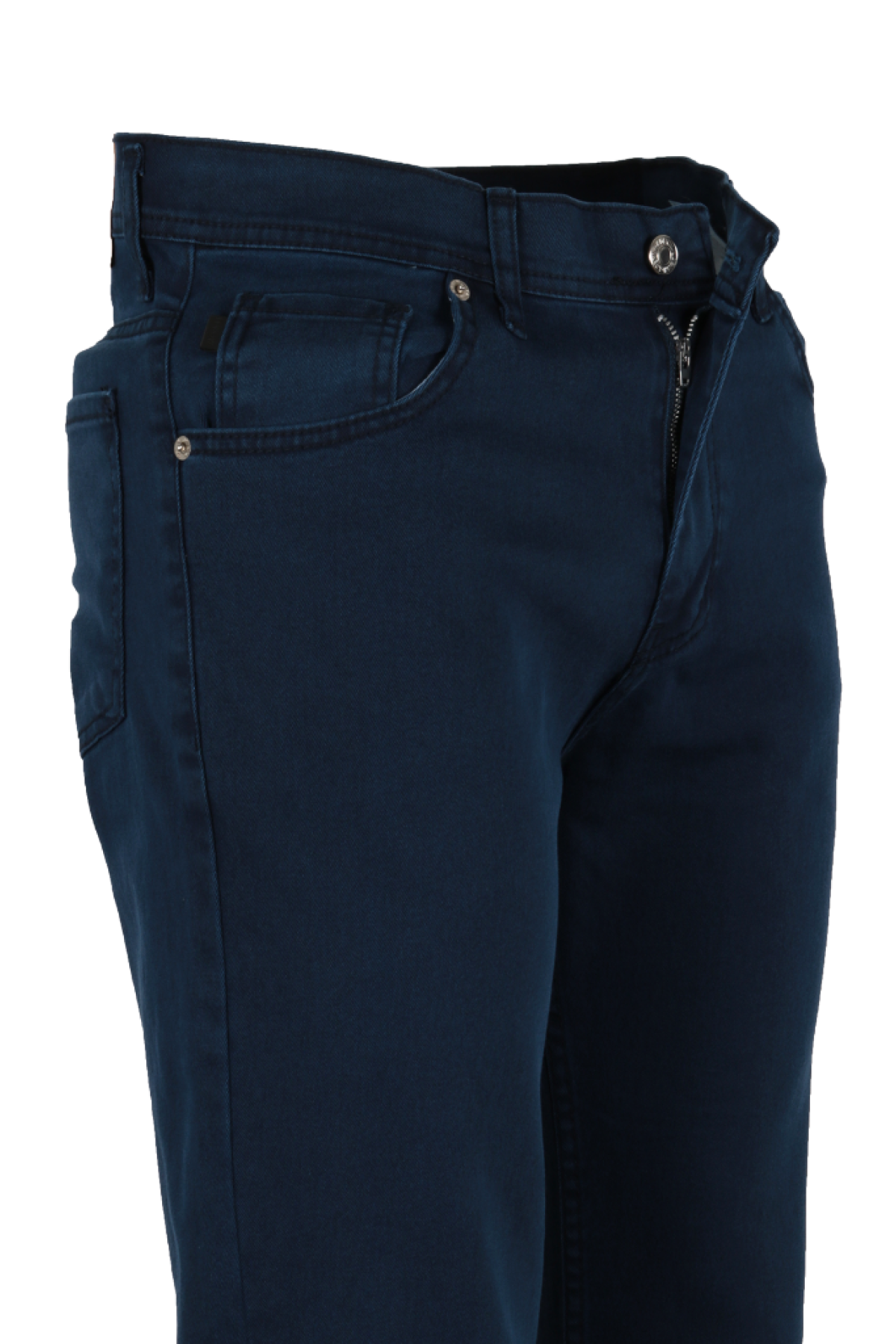 Erkek Lacivert Kot Pantolon Regular Likralı RAR01336 Erkek Lacivert Kot Pantolon Regular Likralı RAR01336