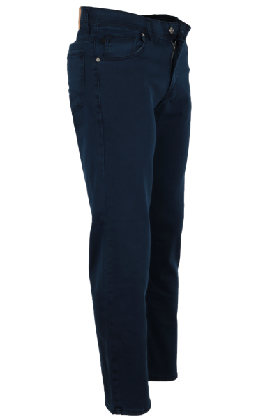 Erkek Lacivert Kot Pantolon Regular Likralı RAR01336