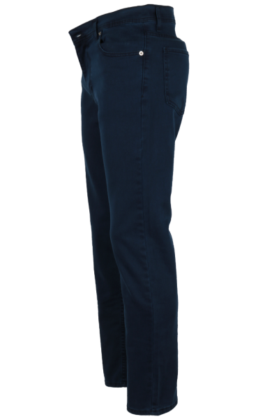 Erkek Lacivert Kot Pantolon Regular Likralı RAR01336