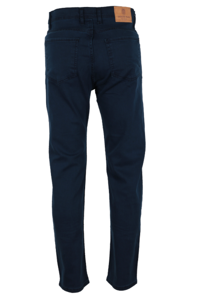 Erkek Lacivert Kot Pantolon Regular Likralı RAR01336