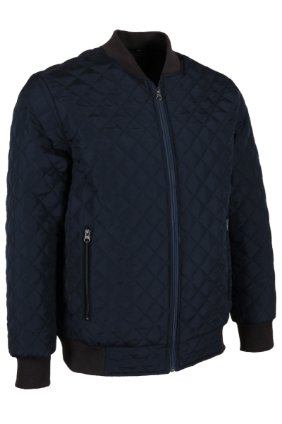 Erkek Geniş Kesim Lacivert Kapitone Mont RAR01273