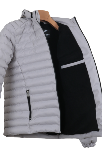Erkek Şişme Mont Dar Kesim Taş Rengi RAR01367 Erkek Şişme Mont Dar Kesim Taş Rengi RAR01367