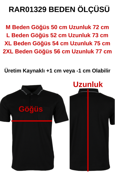 Erkek Tişört Polo Yaka Normal Kesim Süprem RAR01329 Erkek Tişört Polo Yaka Normal Kesim Süprem RAR01329